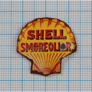 Shell Smøreolie, emaljemærke
