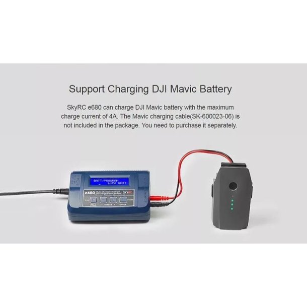 SkyRC e680 AC/DC LiPo 1-6s 10A 80W 100-240 V