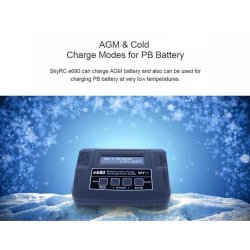SkyRC e680 AC/DC LiPo 1-6s 10A 80W 100-240 V