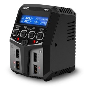 SkyRC T100 DUAL LiPo/LiIon/LiFe/LiHV/NiMH/Pb 5A 2x50W 100-240 V