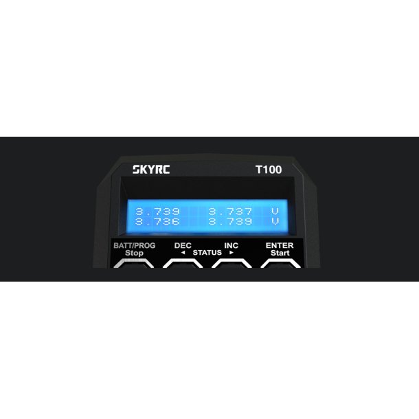 SkyRC T100 DUAL LiPo/LiIon/LiFe/LiHV/NiMH/Pb 5A 2x50W 100-240 V