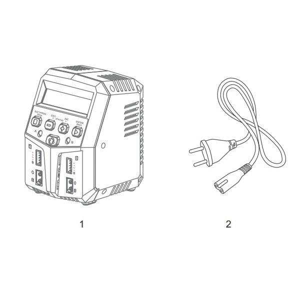 SkyRC T100 DUAL LiPo/LiIon/LiFe/LiHV/NiMH/Pb 5A 2x50W 100-240 V