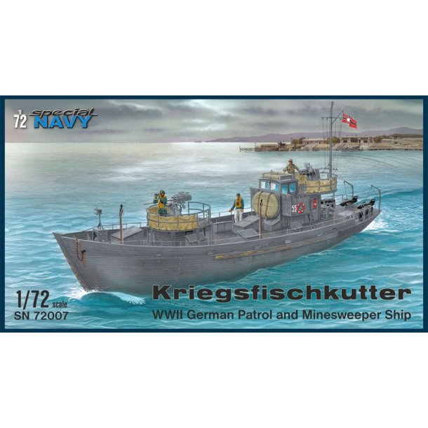 Kriegsfischkutter WWII German Patrol and Minesweeper Ship, skala 1/72