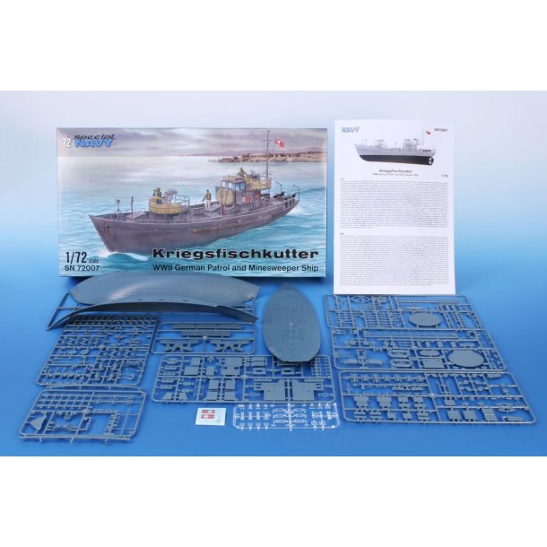 Kriegsfischkutter WWII German Patrol and Minesweeper Ship, skala 1/72