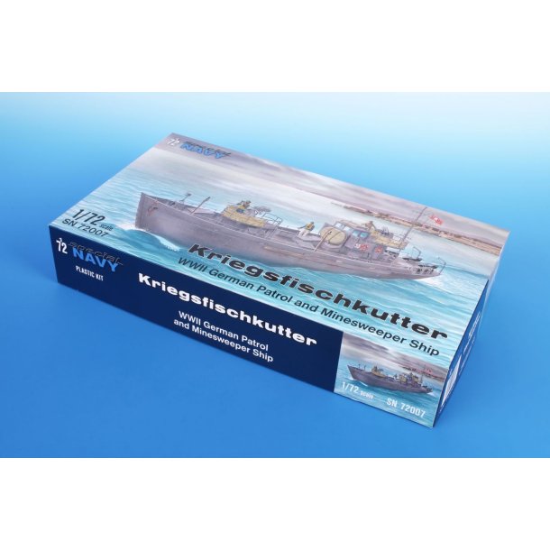 Kriegsfischkutter WWII German Patrol and Minesweeper Ship, skala 1/72