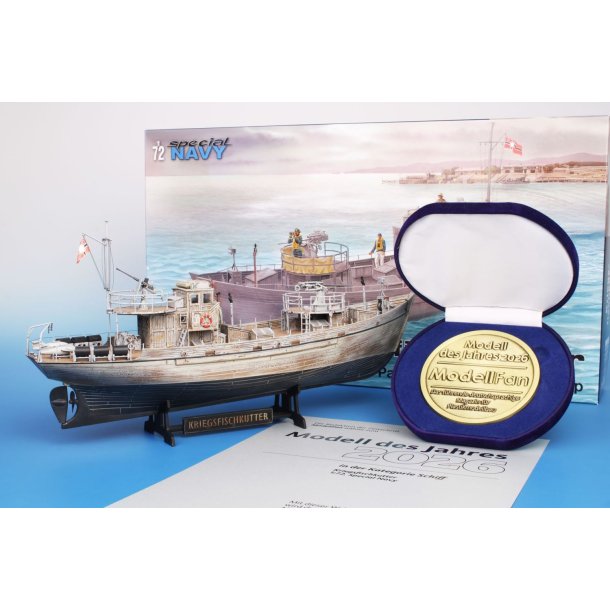 Kriegsfischkutter WWII German Patrol and Minesweeper Ship, skala 1/72