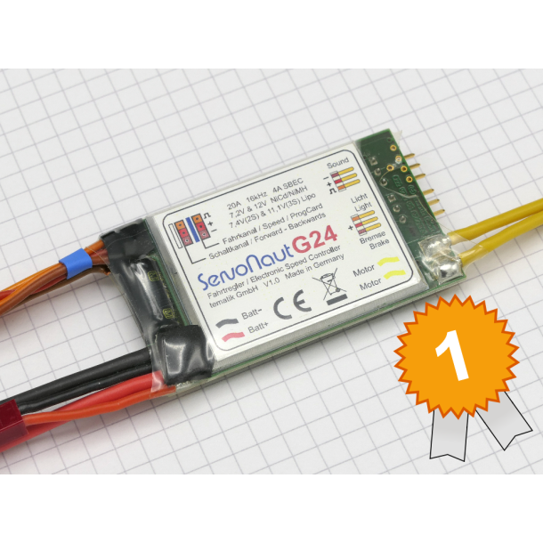Servonaut fartregulator G24 (=G22 med SBEC)