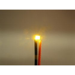 LED SMD med ledninger - GUL