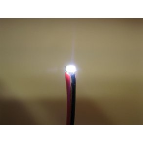 LED SMD med ledninger - KOLD HVID