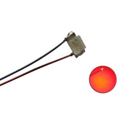 LED SMD med lakeret kobbertrd - RD