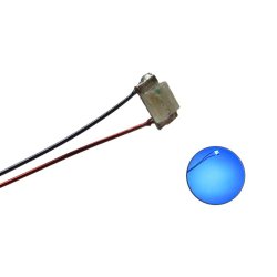 LED SMD med lakeret kobbertrd - BL