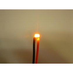 LED SMD med ledninger - ORANGE