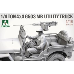 US Army 1/4 Ton 4x4 G503 MB Utility Truck  (Willys Jeep), skala 1/16