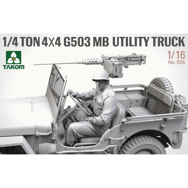 US Army 1/4 Ton 4x4 G503 MB Utility Truck  (Willys Jeep), skala 1/16