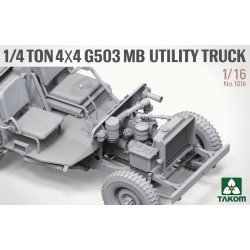 US Army 1/4 Ton 4x4 G503 MB Utility Truck  (Willys Jeep), skala 1/16
