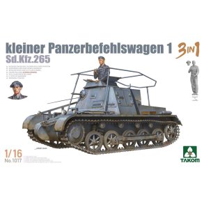 Kleiner Panzerbefehlswagen 1 3in1 Sd.Kfz.265, skala 1/16
