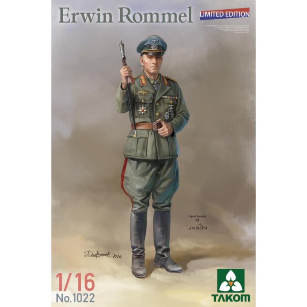 General Erwin Rommel, skala 1/16