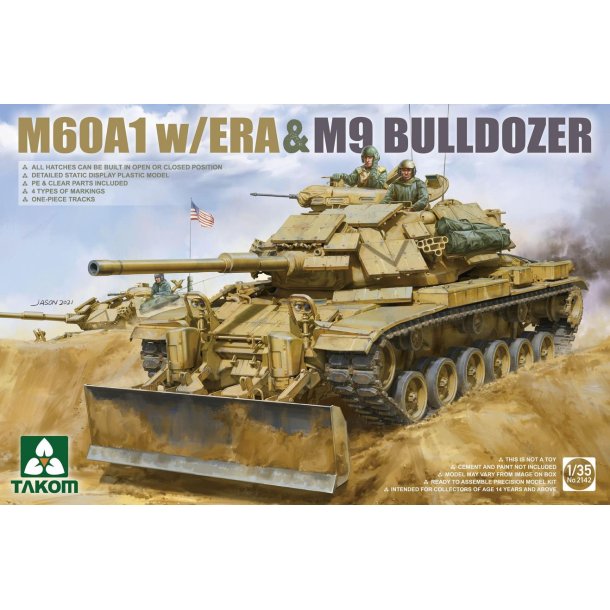 M60A1 w/ERA &amp; M9 Bulldozer