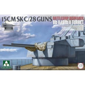 Slagskibet Bismarck: 15cm SK C/28 kanoner Bb II/Stb II