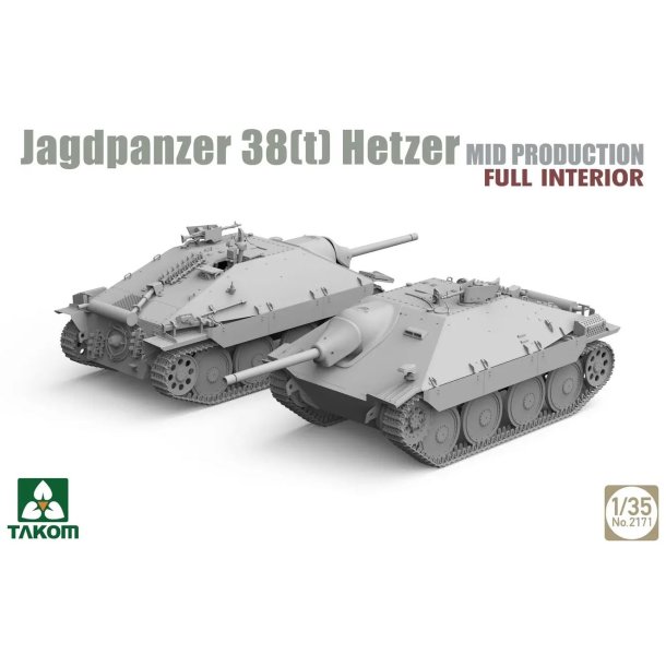 Jagdpanzer 38(t) Hetzer MID med fuldt interi�r