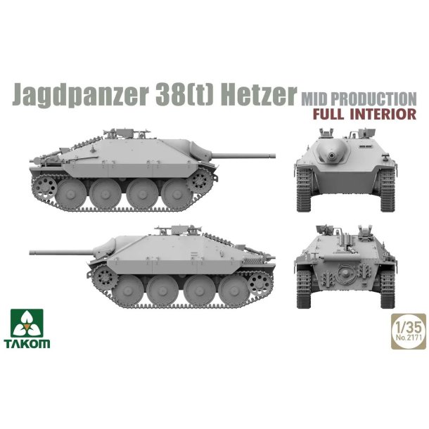 Jagdpanzer 38(t) Hetzer MID med fuldt interi�r