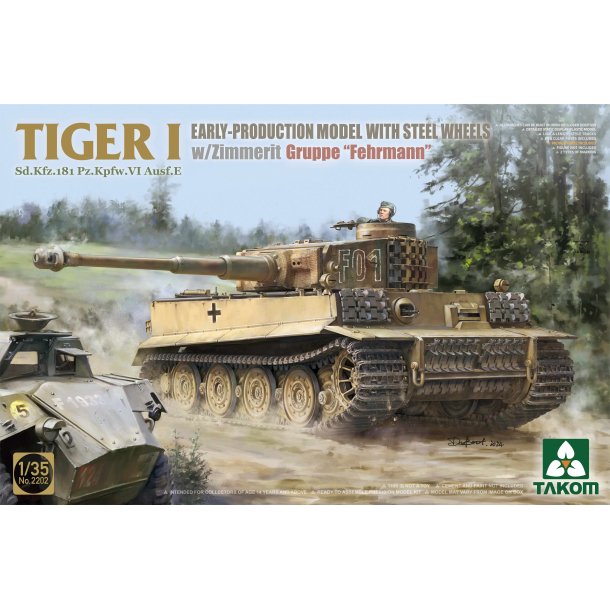 Tiger I Early Production with steel wheels w/zimmerit Gruppe �Fehrmann�