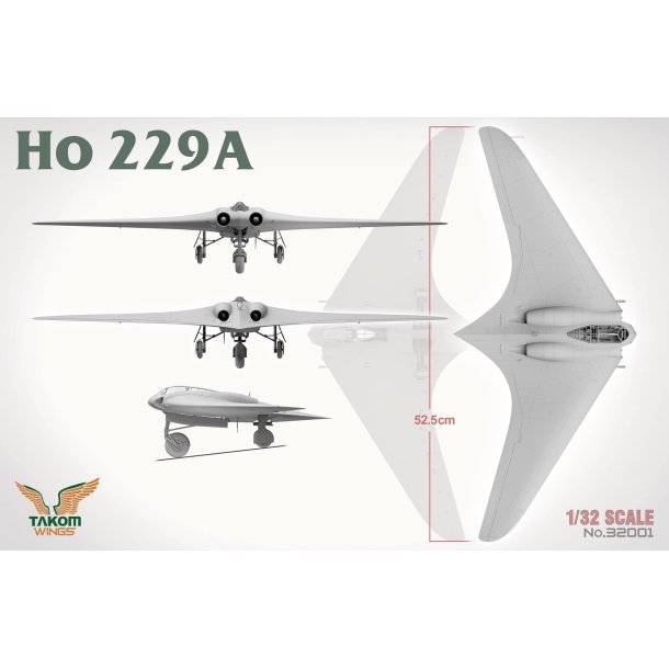 Ho 229 BOX: Ho 229A + Ho 229B + 1/16 Ho 229 Pilot - Limited Edition