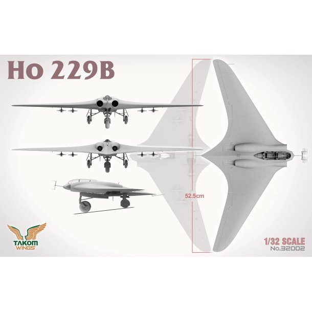 Ho 229 BOX: Ho 229A + Ho 229B + 1/16 Ho 229 Pilot - Limited Edition