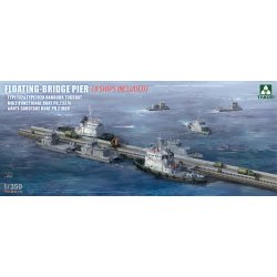 Floating Bridge Pier - inkl. 8 skibe, skala 1/350