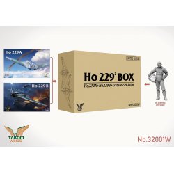 Ho 229 BOX: Ho 229A + Ho 229B + 1/16 Ho 229 Pilot - Limited Edition