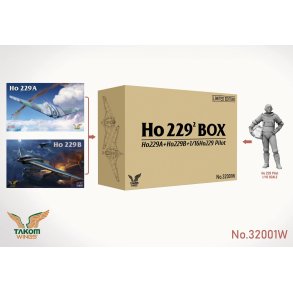 Ho 229 BOX: Ho 229A + Ho 229B + 1/16 Ho 229 Pilot - Limited Edition