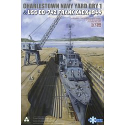 Charlestown Navy Yard Dry Dock 1 &amp; USS DD-742 Frank Knox 1944
