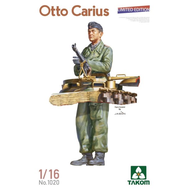 Tiger I Big Box - 3 s�t i skala 1/35 og Otto Carius i skala 1/16