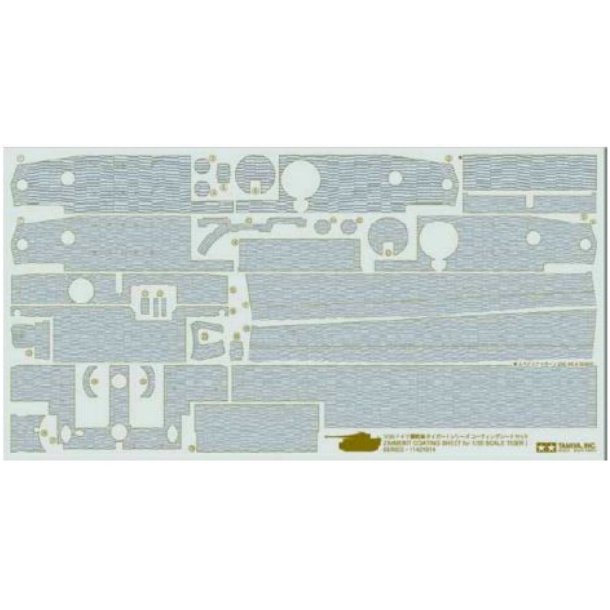 Zimmerit Dekor-Satz Tiger I