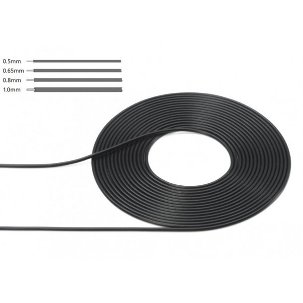 Kabel 1,0 mm til plastikbyggest, 2 meter