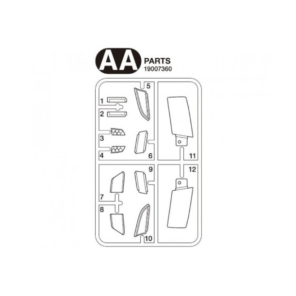AA-dele til Tamiya 56368 (19007360)