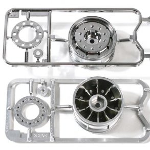 Flge med sekskant hul, 4 stk.