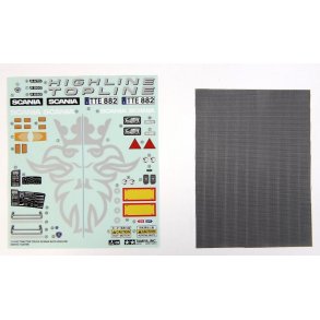 Sticker Bag for Tamiya Scania