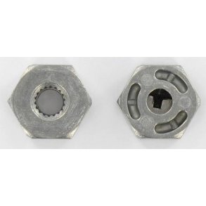 Sekskant mtrik til drivaksel, 2 stk.