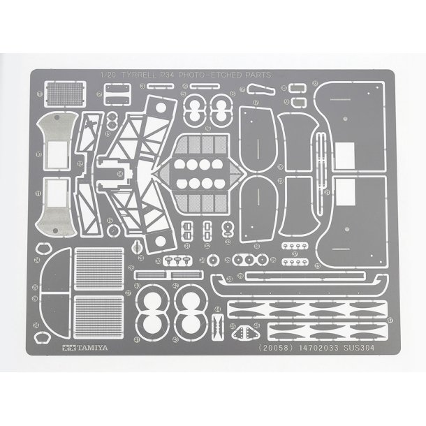 Tyrrell P34 Six Wheeler - w/Photo Etched Parts