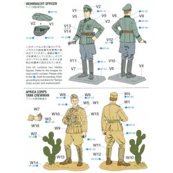 Tysk officer og bestning - Africa Korps