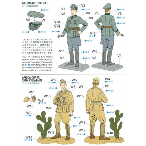 Tysk officer og bestning - Africa Korps