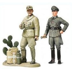 Tysk officer og bestning - Africa Korps