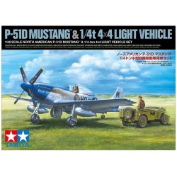 P-51D Mustang with 1/4 4x4 Light Vehicle