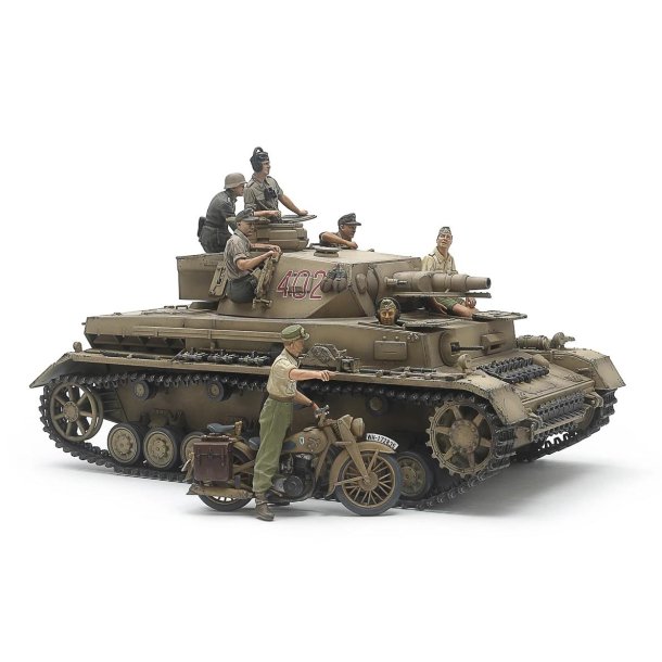 Panzerkampfwagen IV Ausf.F &amp; Motorcycle Set North Africa