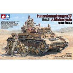 Panzerkampfwagen IV Ausf.F &amp; Motorcycle Set North Africa