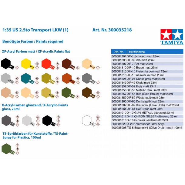U.S. 2.5T 6x6 Cargo Truck