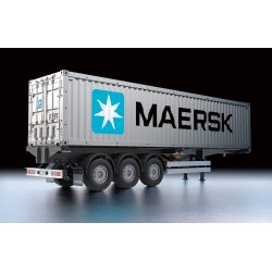 3-akslet Mrsk-containertrailer