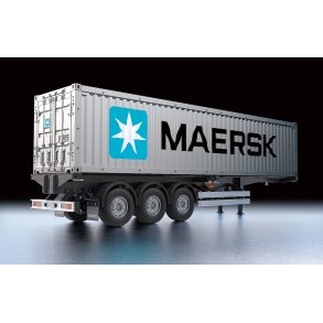 3-akslet Mærsk-containertrailer