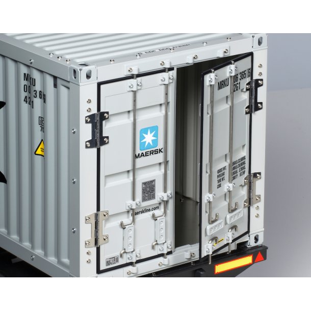 3-akslet Mrsk-containertrailer